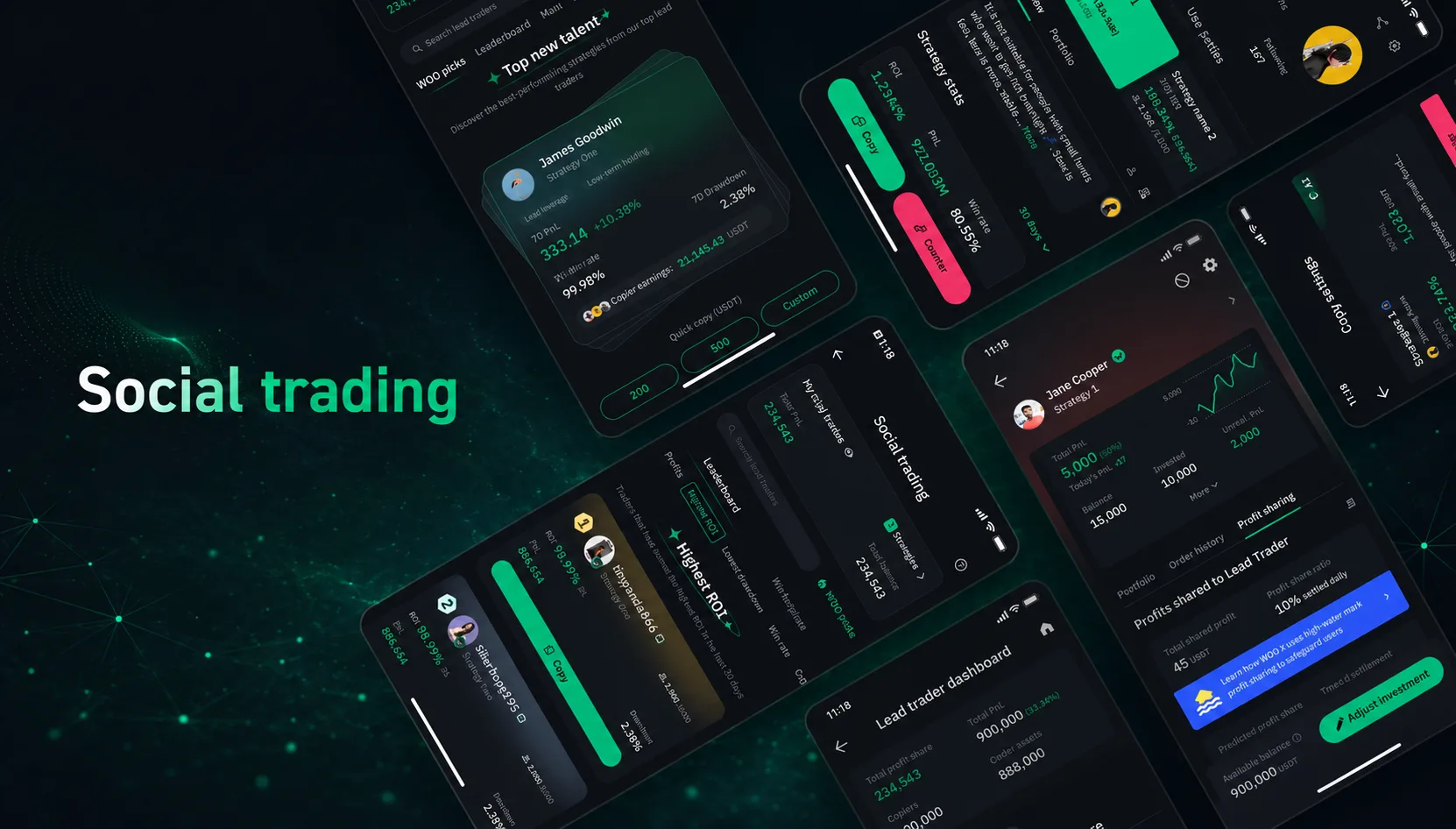 WOO X Social Trading — product overview